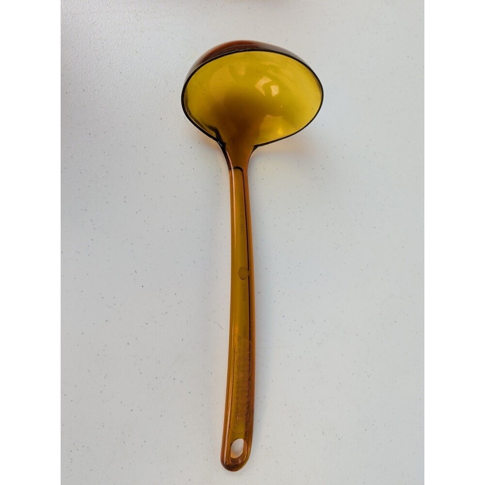 Ultratemp AMBER Ladle Spoon Robinson 11” Kitchen Utensil USA Vintage # 2109
